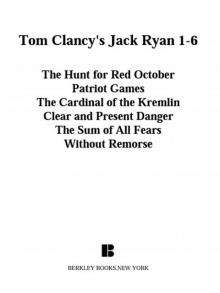      Tom Clancy's Jack Ryan Books 1-6