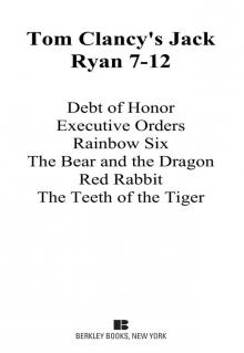      Tom Clancy's Jack Ryan Books 7-12