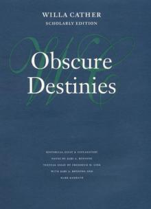      Obscure Destinies